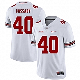 Ohio State Buckeyes 40 Howard Cassady White Nike College Football Jersey Dzhi,baseball caps,new era cap wholesale,wholesale hats